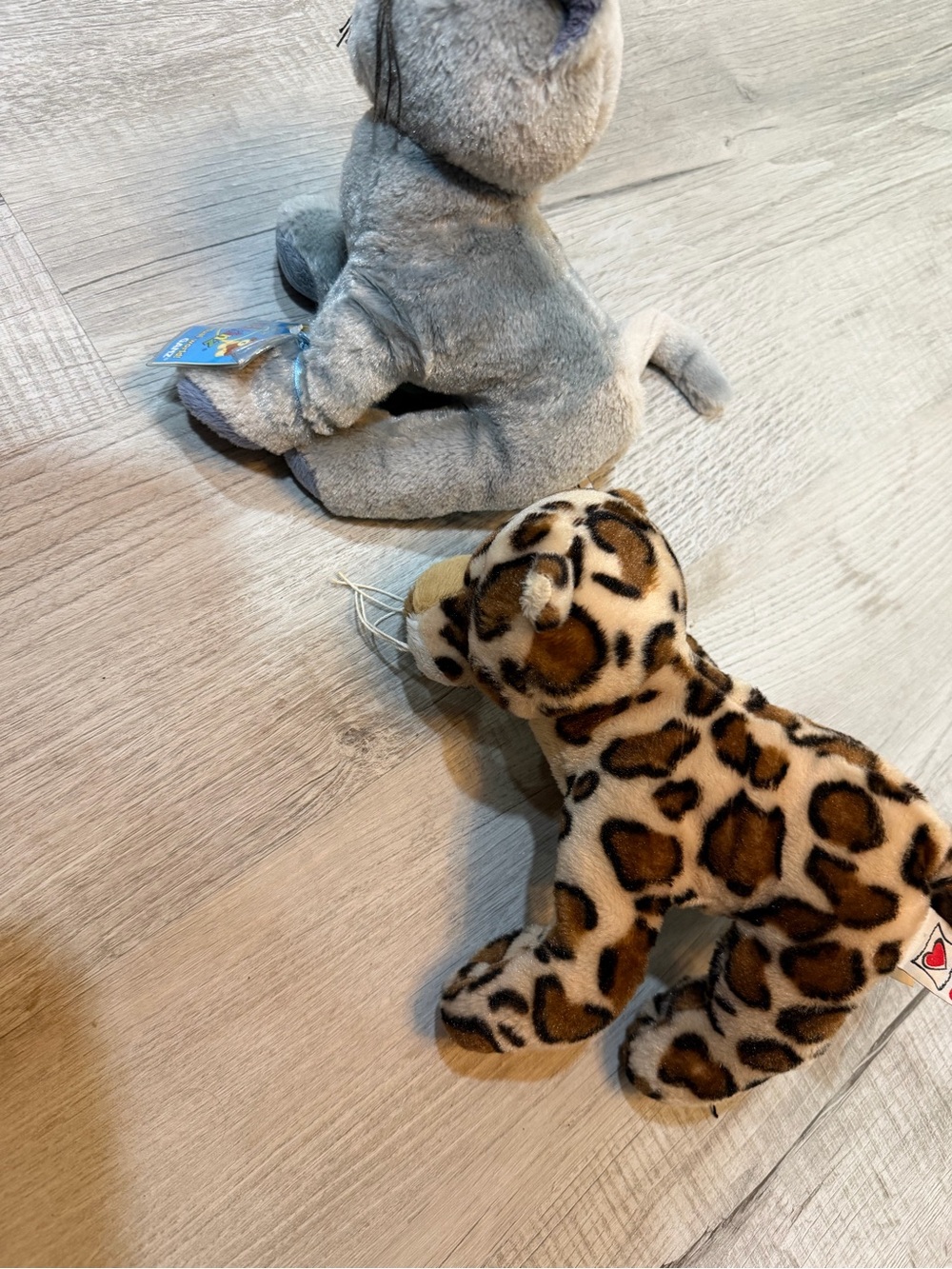 GANZ Leopard Print Plush Stuffed Animal - Brown and Tan